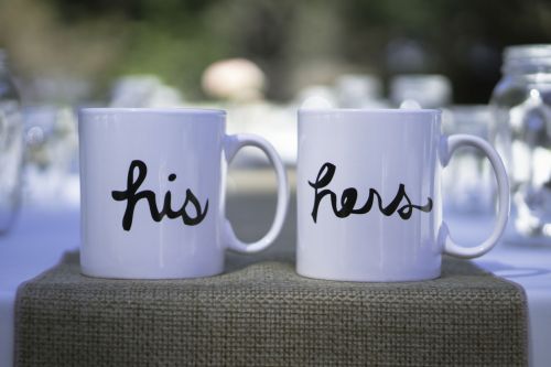 His And Hers Mugs - Separate Property